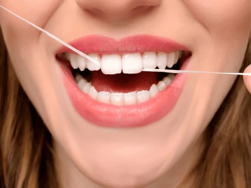 Correct use of dental floss